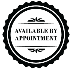 available by appointment